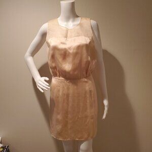 NWT Opening Ceremony Silk Cutout Back Dress Pale Pink S
